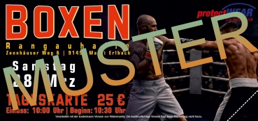 Eintrittskarte Kinder (8-14 Jahren) für Boxveranstaltung am 28.03.2026 in Markt Erlbach