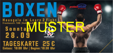 Eintrittskarte Erwachsene für Boxen am 28.09.2025 in Nürnberg
